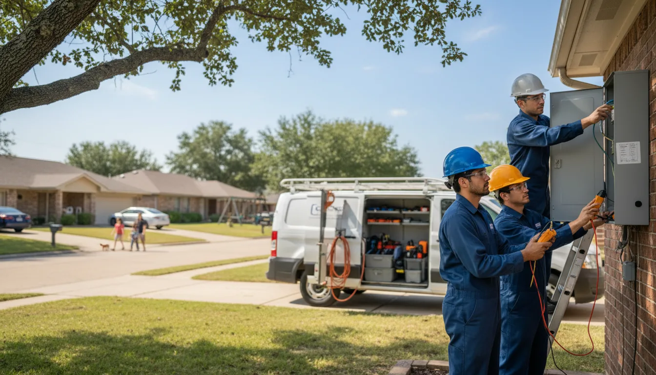 Certified electrician providing emergency electrical services in Emden, IL